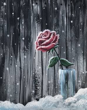 Frosted Rose - Paint Nite event in HARRINGTON, DE