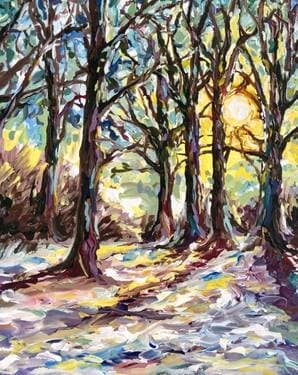 Cold Beauty - Paint Nite event in Toronto, ON