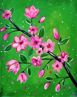 Spring Blooming - Paint Nite event in Duarte, CA