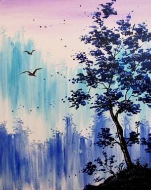 Rainforest Flight - Paint Nite event in Normal, IL