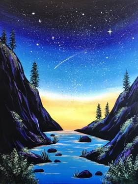Starry Valley - Paint Nite event in Ottawa, ON