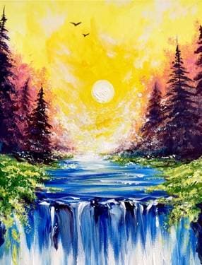 Tranquility Falls - Paint Nite event in VANCOUVER, WA