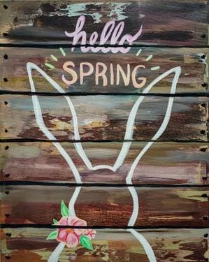 Hello Spring Bunny - Paint Nite event in Mundelein, IL