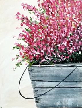 Blooming Bucket - Paint Nite event in WOBURN, MA