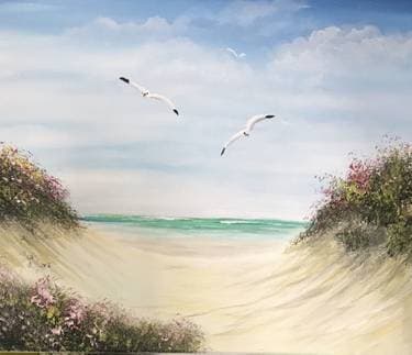 Flower Beach - Paint Nite event in Port Moody, BC