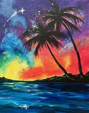 Beach Dreamer - Paint Nite event in ANCHORAGE, AK