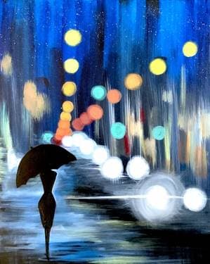 Night Walk in the City - Paint Nite event in Lower Sackville, NS