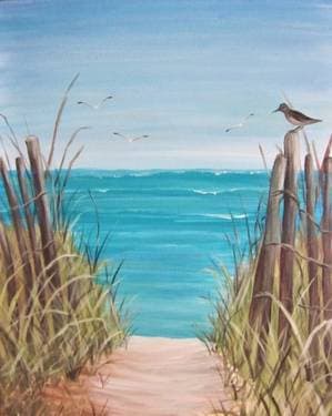 Piper on a Post - Paint Nite event in Red Deer, AB