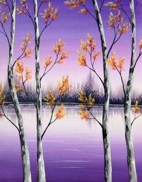 Basic Birch - Paint Nite event in Sacramento, CA