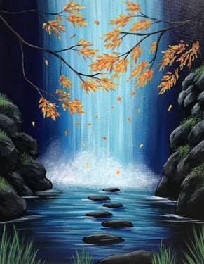 Autumn Falls III - Paint Nite event in Chicago, IL