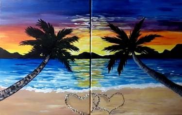 Couples Retreat - Paint Nite event in LEXINGTON, MA