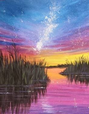 Milky Way Marsh - Paint Nite event in Winnipeg, MB