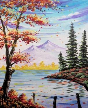 Autumn Retreat - Paint Nite event in Mississauga, ON