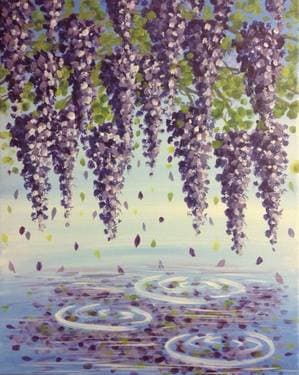 Wisteria Reflection - Paint and sip event at Old Spaghetti Factory - Sacramento in Sacramento, CA - PaintNite.com
