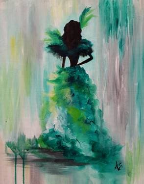 Miss O'Hara - Paint and sip event at Tap That Tap Room in TONAWANDA, NY - PaintNite.com