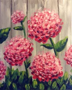 Hey, Hey, Hydrangeas - Paint and sip event at The 508 Bar + Restaurant (Minneapolis, MN) in Minneapolis, MN - PaintNite.com