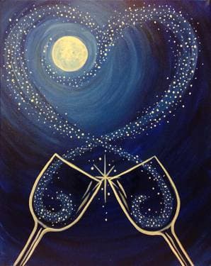 Here's to Us - Paint Nite event in Portland, OR