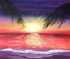 Sunset Paradise - Paint Nite event in Orleans, ON
