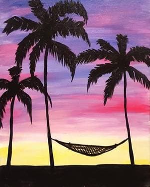 Palm Beach Hammock - Paint Nite event in Brampton, ON