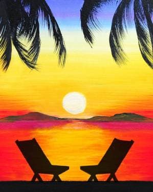 Tequila Sunset - Paint Nite event in Bedford, NS