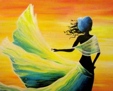 Woman in the Wind - Paint Nite event in Ottawa, ON
