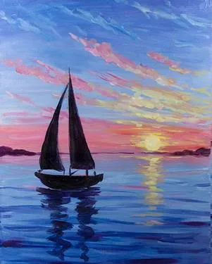Paint and sip painting in Simcoe