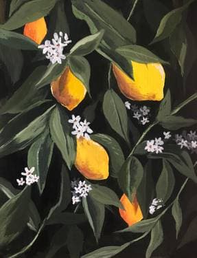 Summer Lemon Tree - Paint Nite event in Ottawa, ON