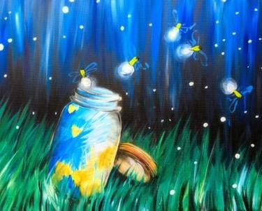 The Great Firefly Escape - Paint Nite event in Edmonton, AB