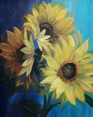 Sunflowers in Bloom - Paint Nite event in Pasadena , CA