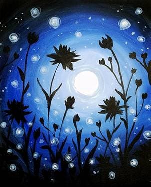 Moonlight Dance - Paint Nite event in Surrey, BC