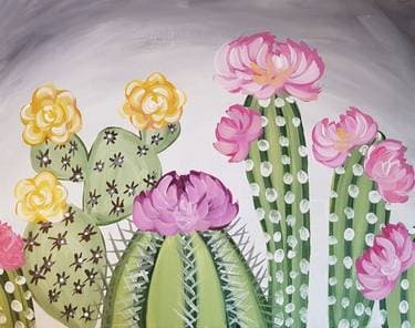 Cactus Family - Paint Nite event in GLENDALE, AZ