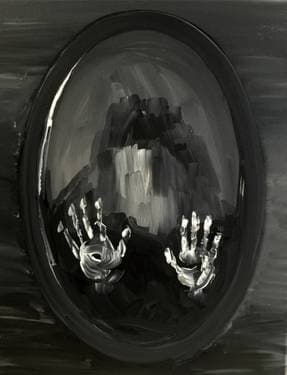Ghost in the Mirror - Paint Nite event in Oxnard, CA