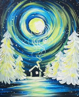 Magical Night - Paint and sip event at Black Sheep West Jordan in West Jordan, UT - PaintNite.com