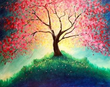 Enchantment - Paint and sip event at Mayflower Brewing Company in Plymouth, MA - PaintNite.com