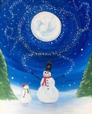 Winter Magic - Paint Nite event in VANCOUVER, WA