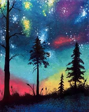 What A Colorful World - Paint Nite event in Calgary, AB