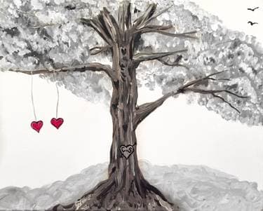 The Sweetheart Tree - Paint Nite event in Brampton, ON