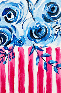 Floral Flag USA - Paint Nite event in BLOOMINGTON, IL