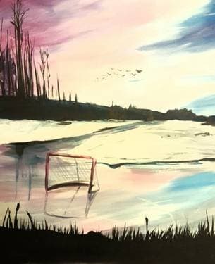 Hockey Chill - Paint Nite event in Brampton, ON