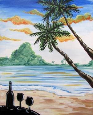 Beach and Wine - Paint Nite event in SAN JOSE, CA