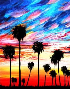 California Dreamin - Paint Nite event in Markham, ON