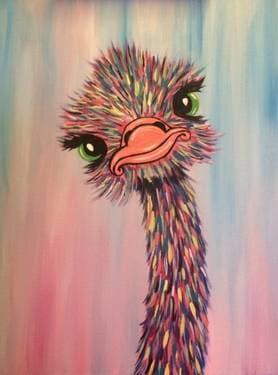 Emu-zing - Paint and sip event at NU Kitchen - Somerville in Somerville, MA - PaintNite.com