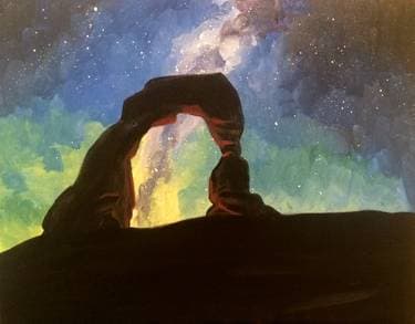 Red Rocks and Starry Skies - Paint Nite event in sa, CA