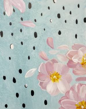 Raindrops On Roses - Paint Nite event in Pasadena , CA