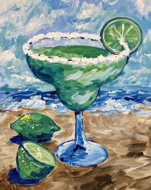 I Want a Margarita! - Paint Nite event in Gilbertville, MA