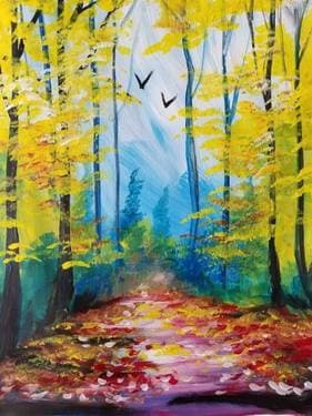 End of Summer II - Paint Nite event in Leduc, AB