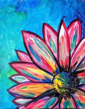 Bright Bloom Bright Sky - Paint Nite event in Toronto , ON