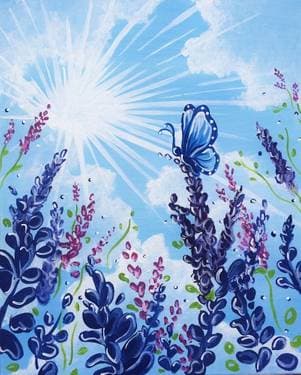 Among the Lavender - Paint Nite event in Mono, ON