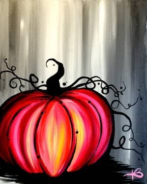 Scarlet Pumpkin - Paint Nite event in Costa Mesa, CA