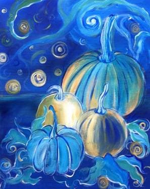 Starry Pumpkin - Paint Nite event in Ottawa, ON